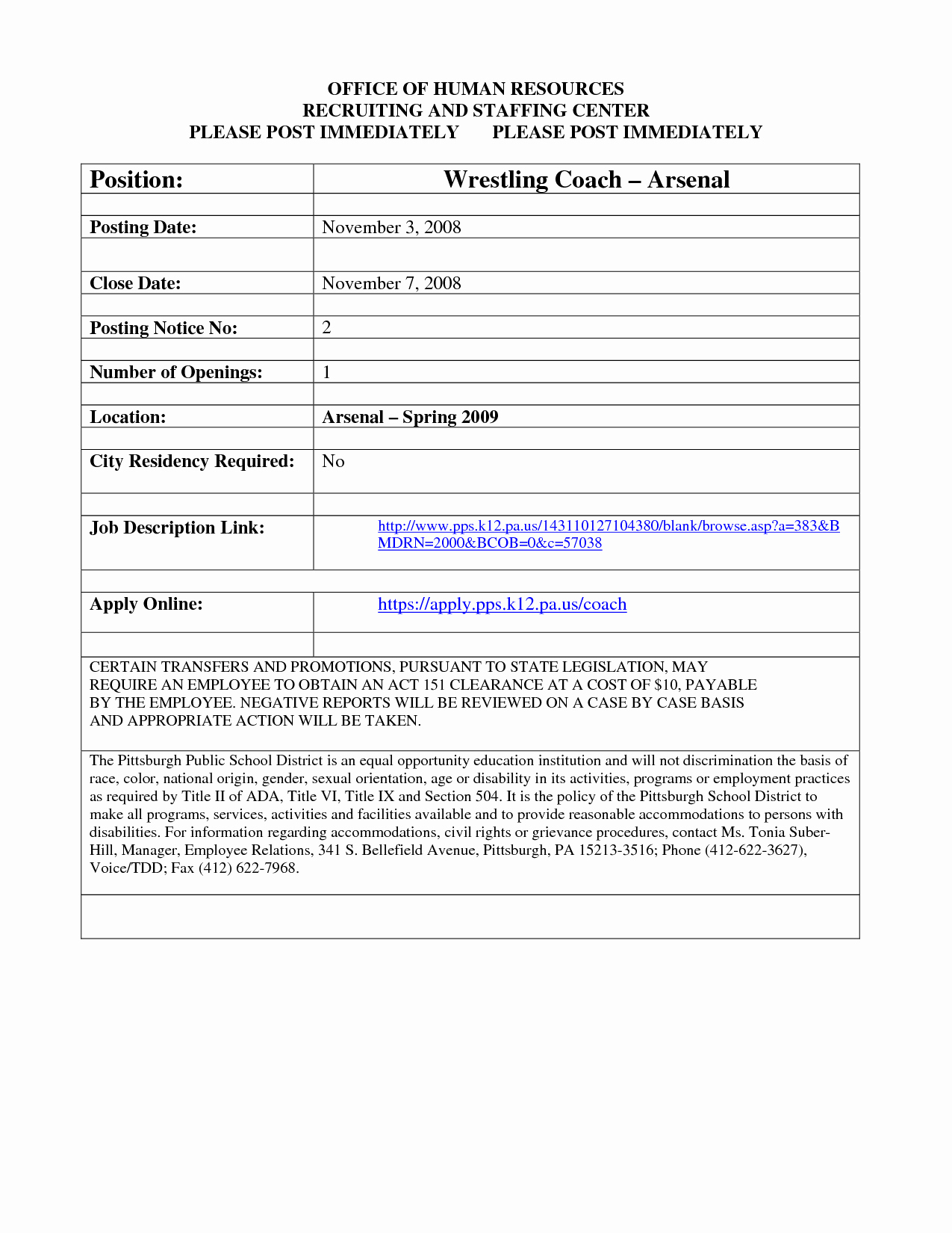 Job Posting Template Word Latter Example Template