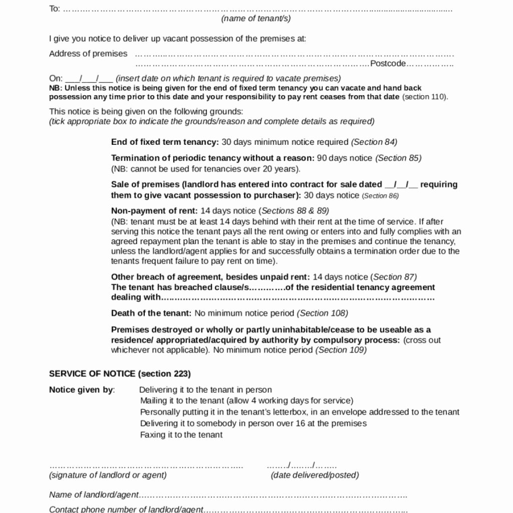 Best Tenant Lease Termination Letter – Letter format Writing