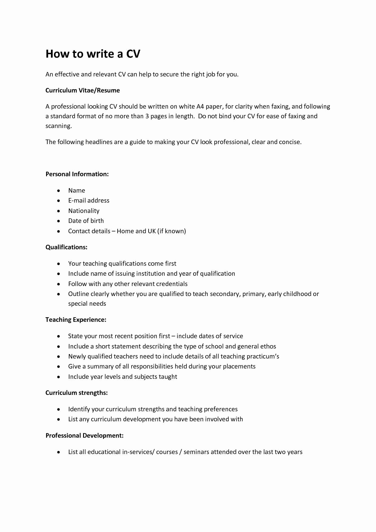 Best Way to Write A Resume the Best Letter Sample Help