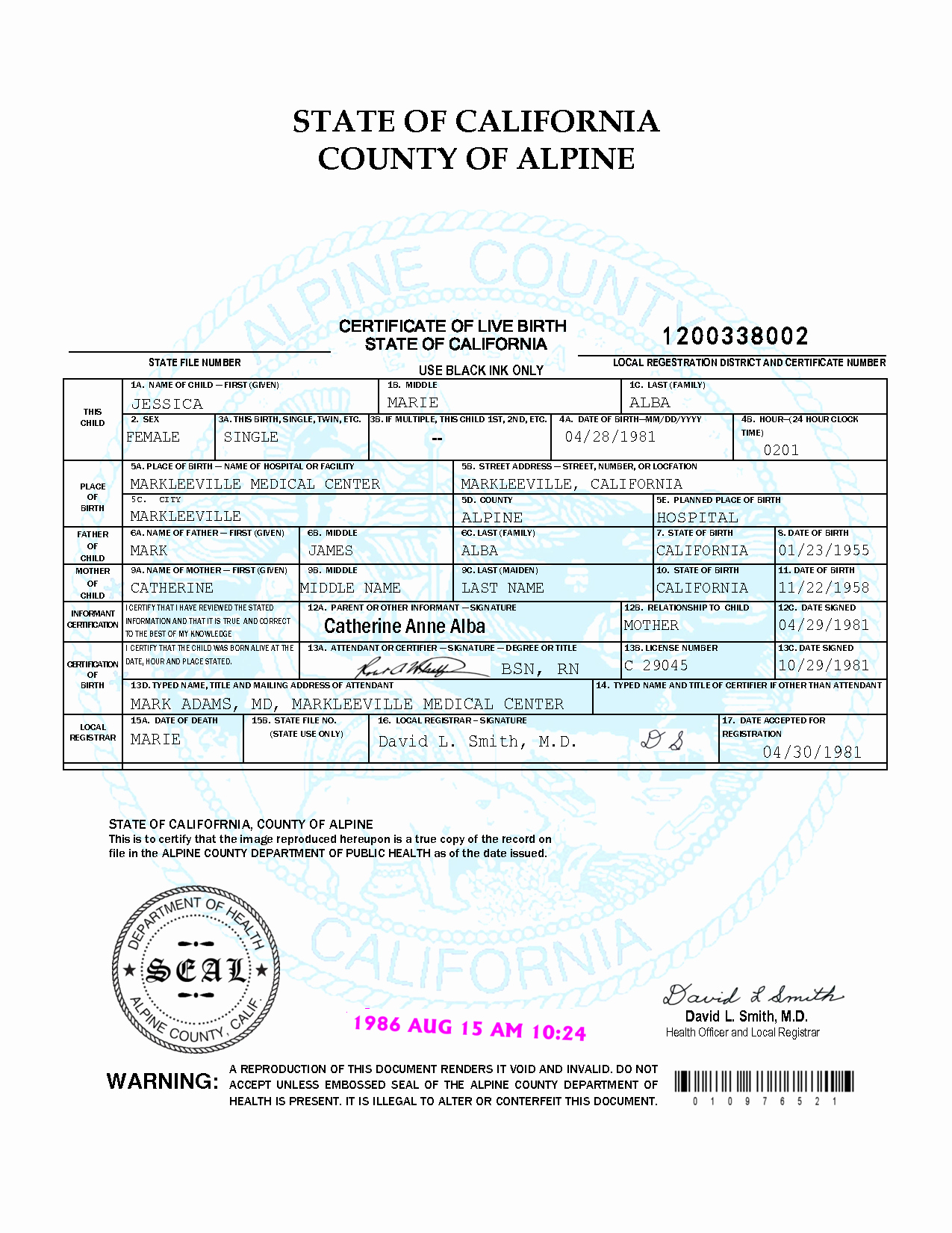 Birth Certificate No Border by Jennjenn21
