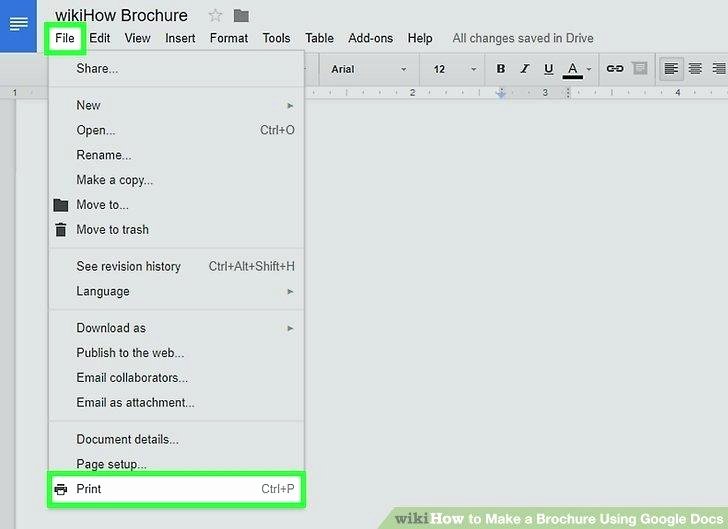 Blank Brochure Template Google Docs to Fold C Class