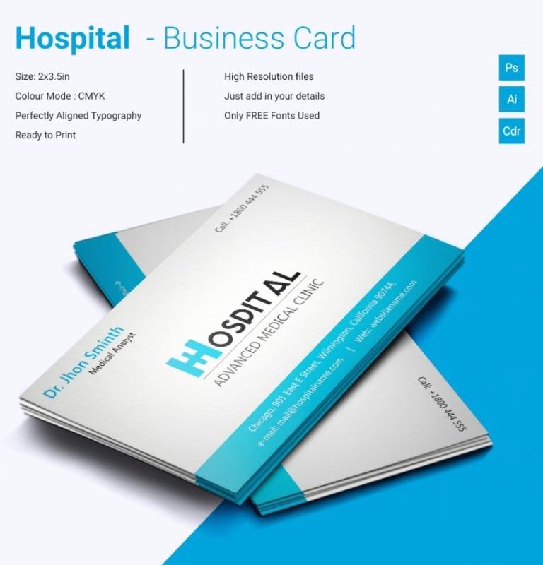 Blank Business Card Template Microsoft Word