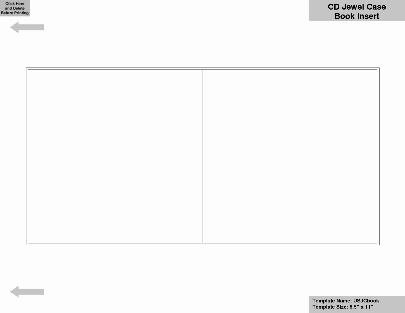Blank Cd Booklet Template Word Templates Resume