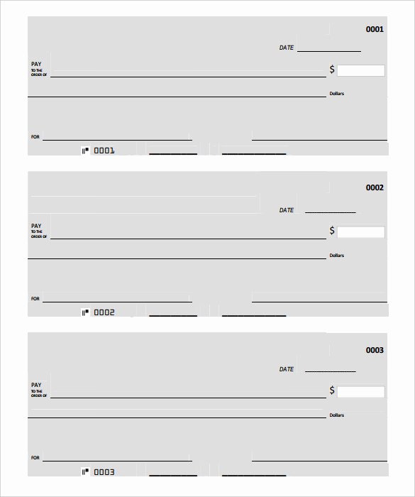 Blank Check Template – 30 Free Word Psd Pdf &amp; Vector