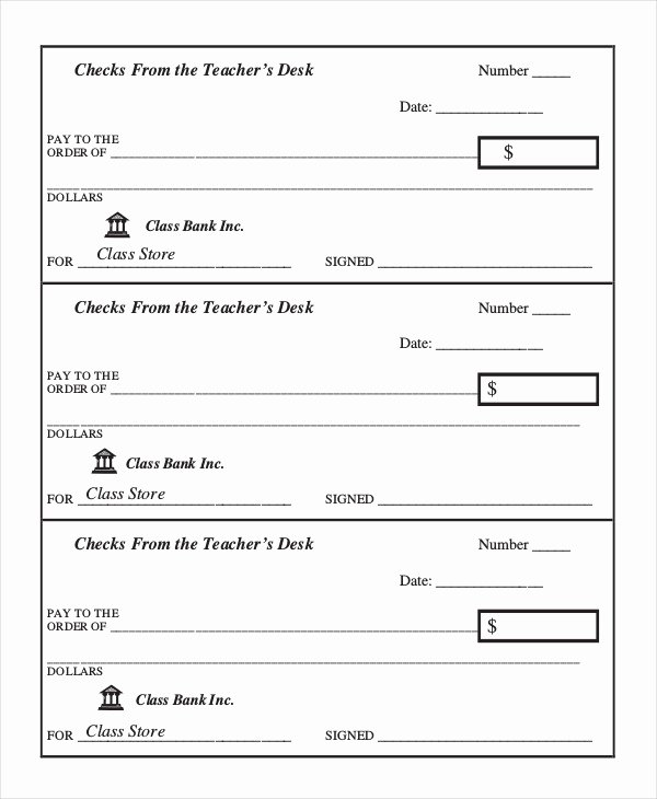 Blank Check Template 7 Free Pdf Documents Download