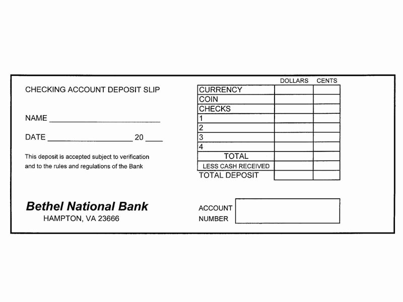 Blank Check Templates for Microsoft Word