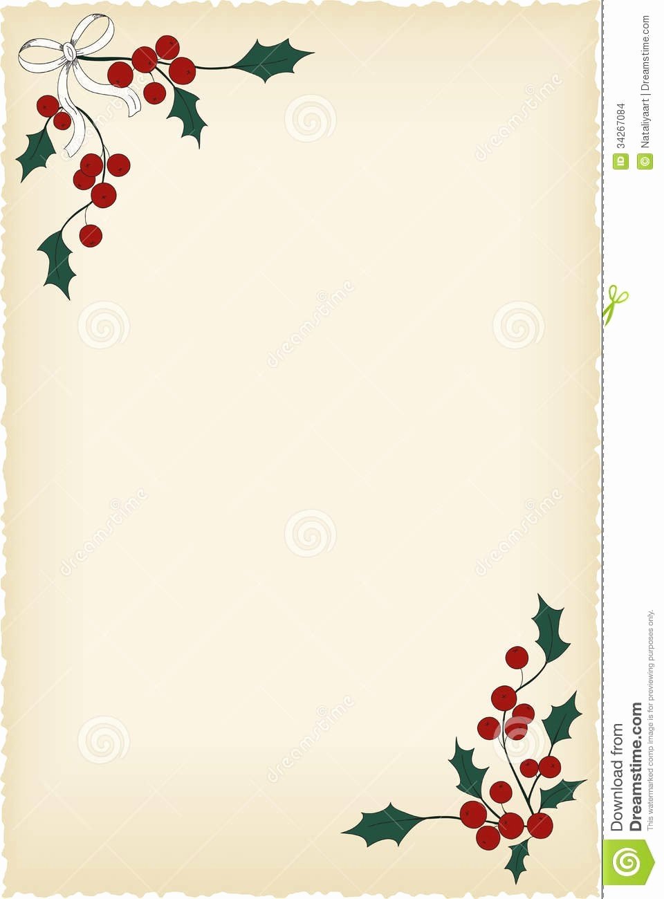Blank Christmas Invitation Background