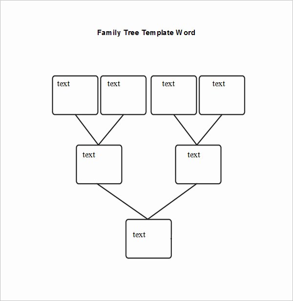 Blank Family Tree Chart 6 Free Excel Word Documents