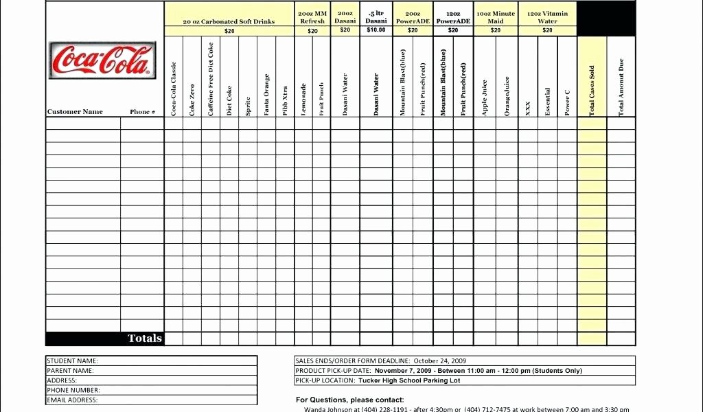 Blank Fundraiser order form Template – Royaleducationfo