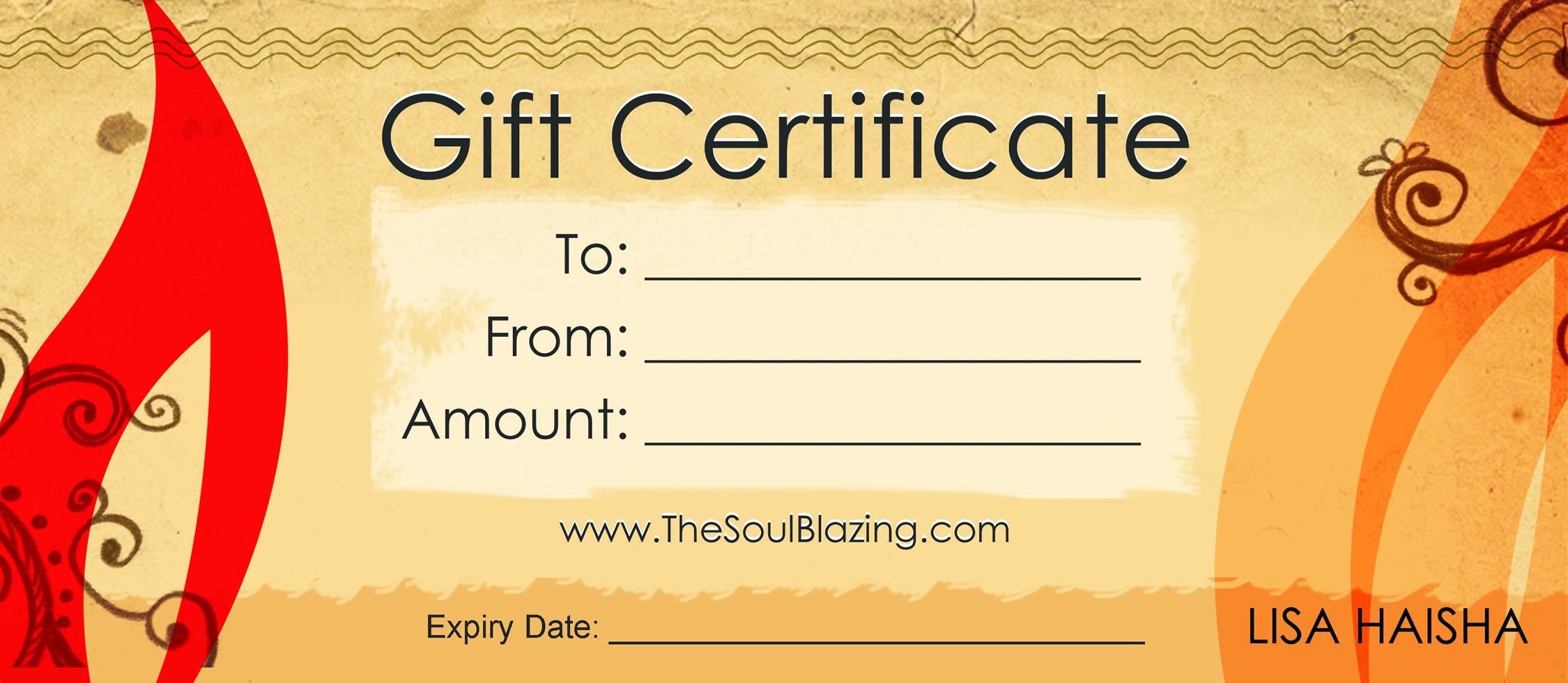 Blank Gift Certificate Template Example Mughals