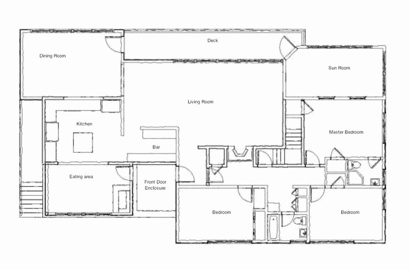 Blank House Floor Plan Template