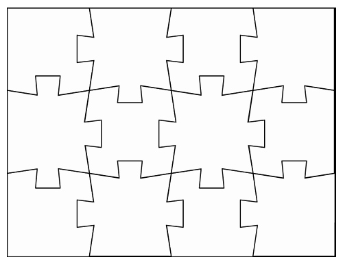 Blank Jigsaw Puzzle Templates
