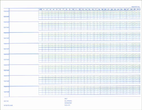 Blank Medication Administration Record Sheet form