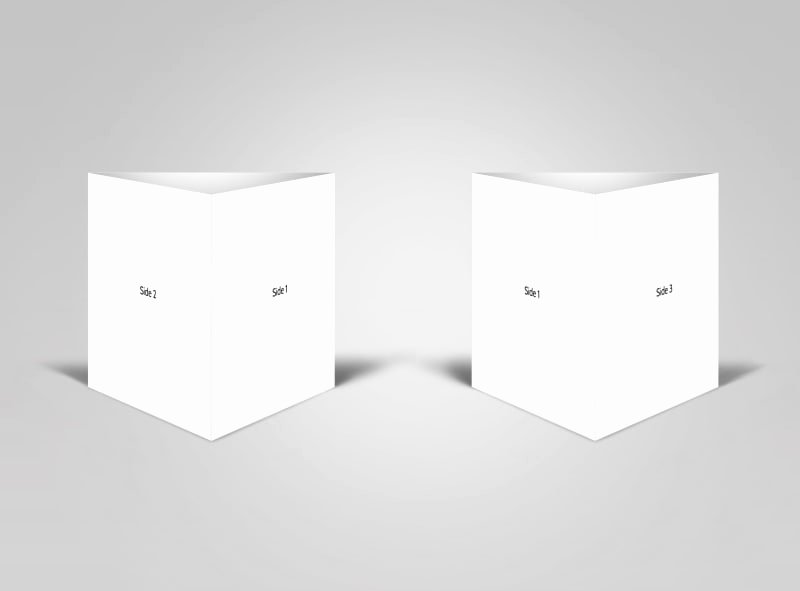 Blank Table Tent Templates
