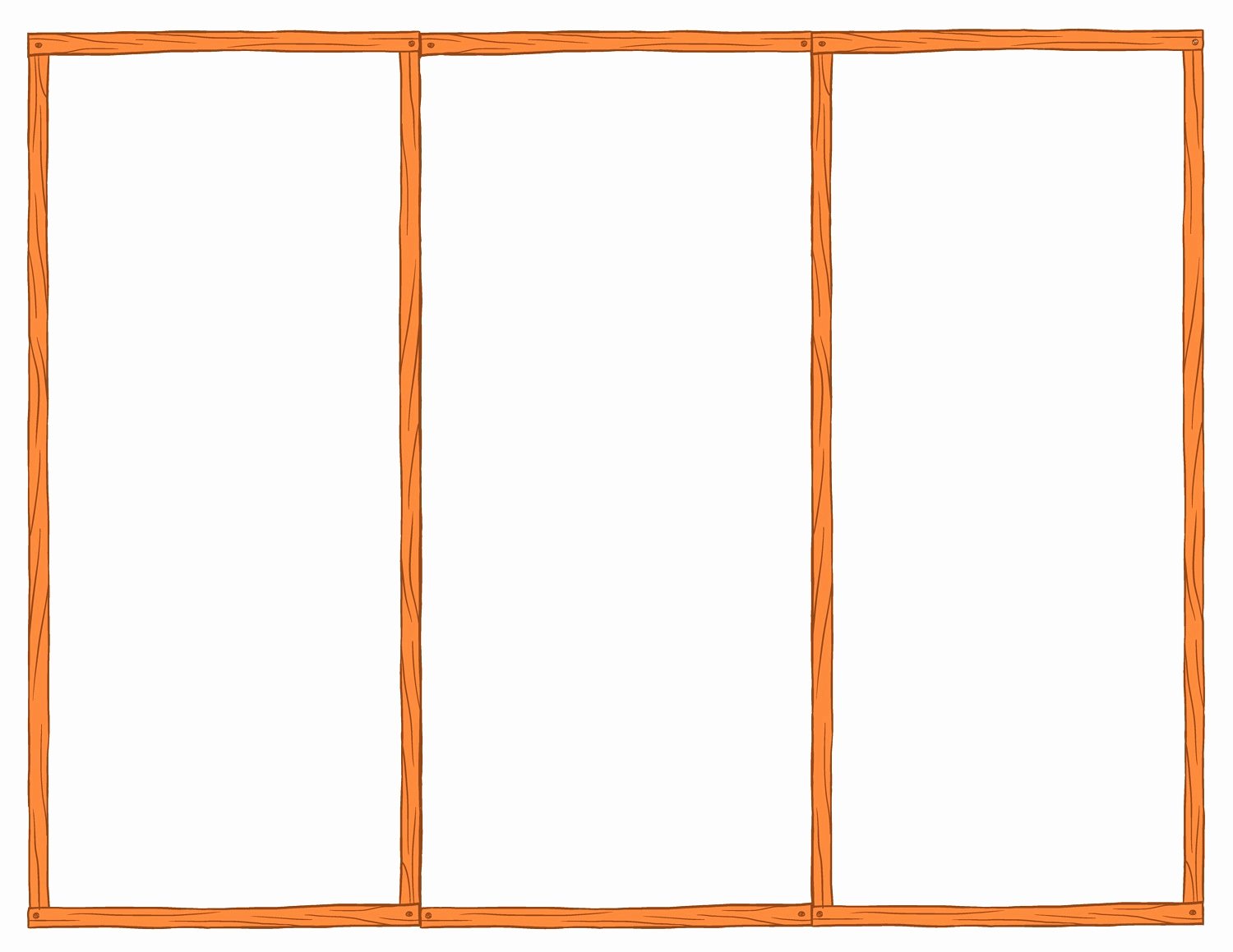 Blank Tri Fold Brochure Template Example Mughals