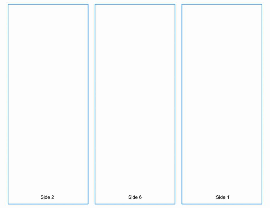 Blank Tri Fold Brochure Template Google Slides Free Download