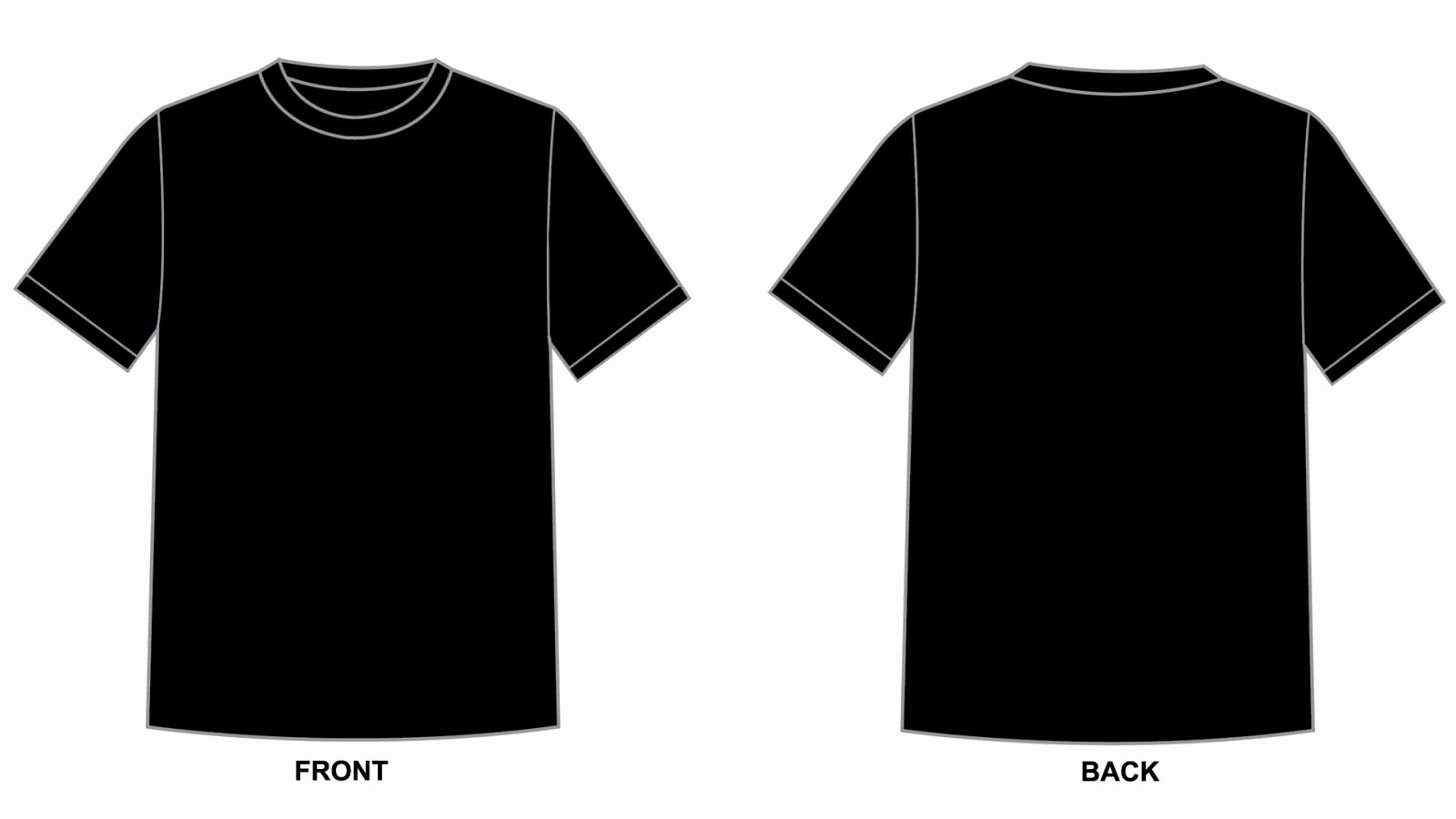 Blank Tshirt Template Black In 1080p Hd Wallpapers