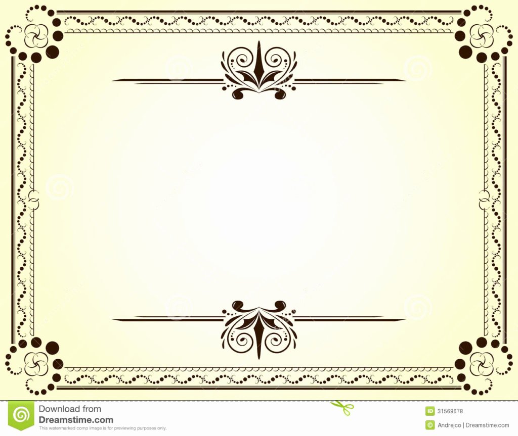 blank vector printable blank certificates