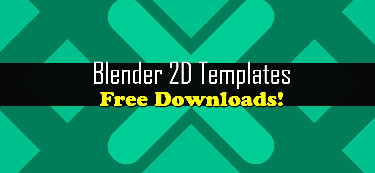 Blender 2d Intro Templates Free Downloads Blendernation