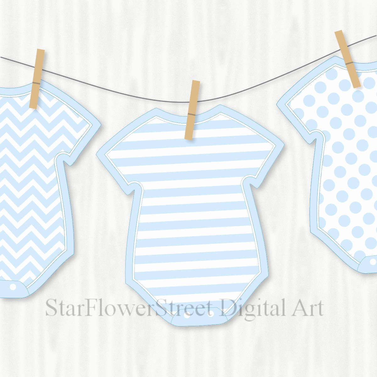 Blue Baby Shower Decorations Banner Wishes for Baby Boy Cut