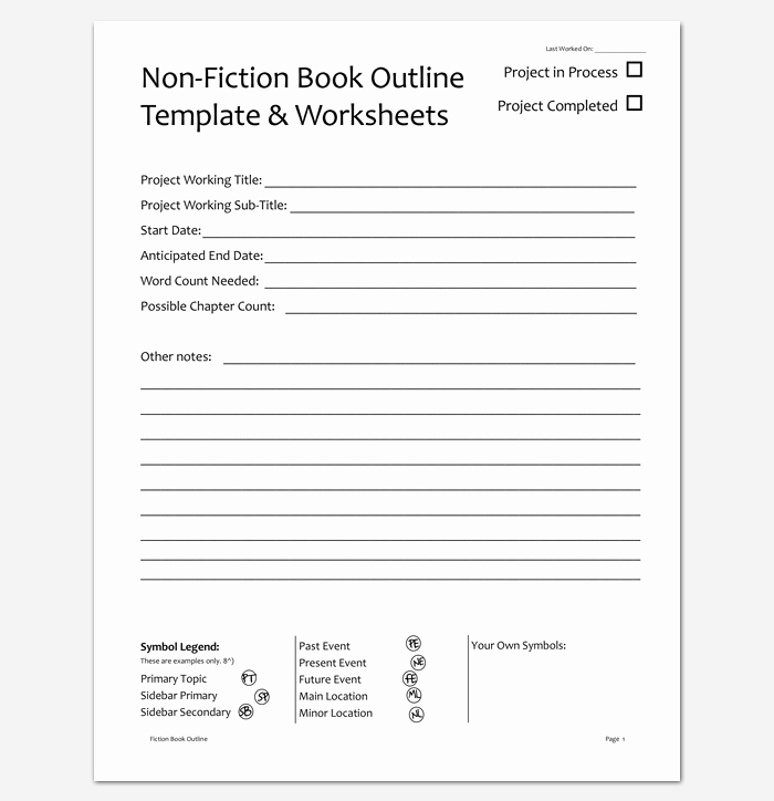 Book Outline Template 17 Samples Examples and formats