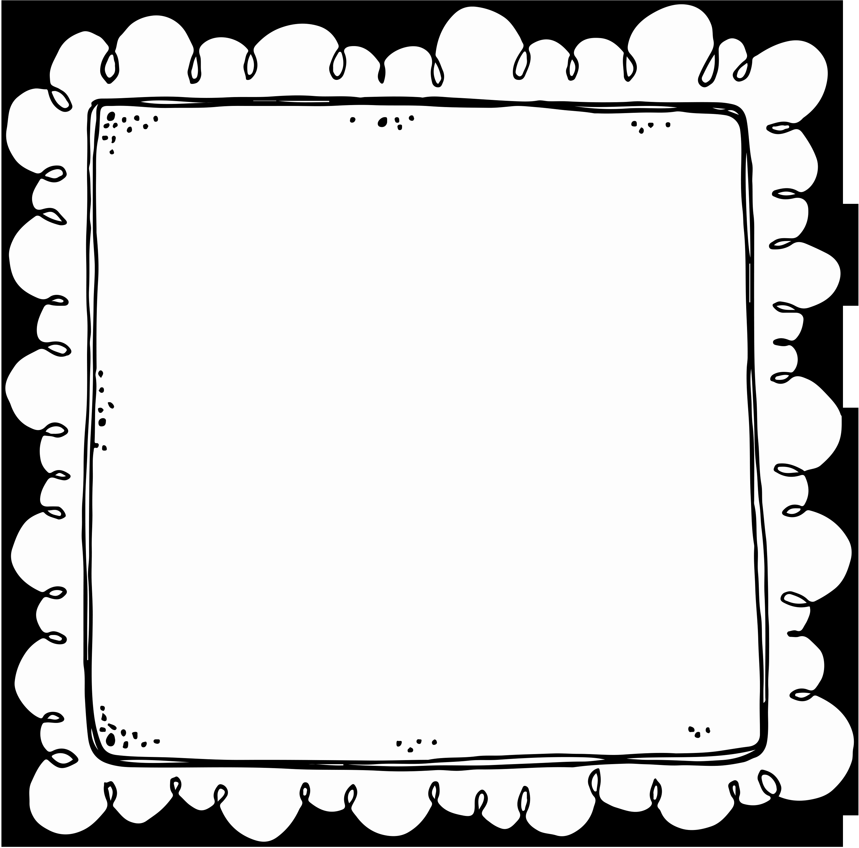 Border or Frame for Newsletters Announcements