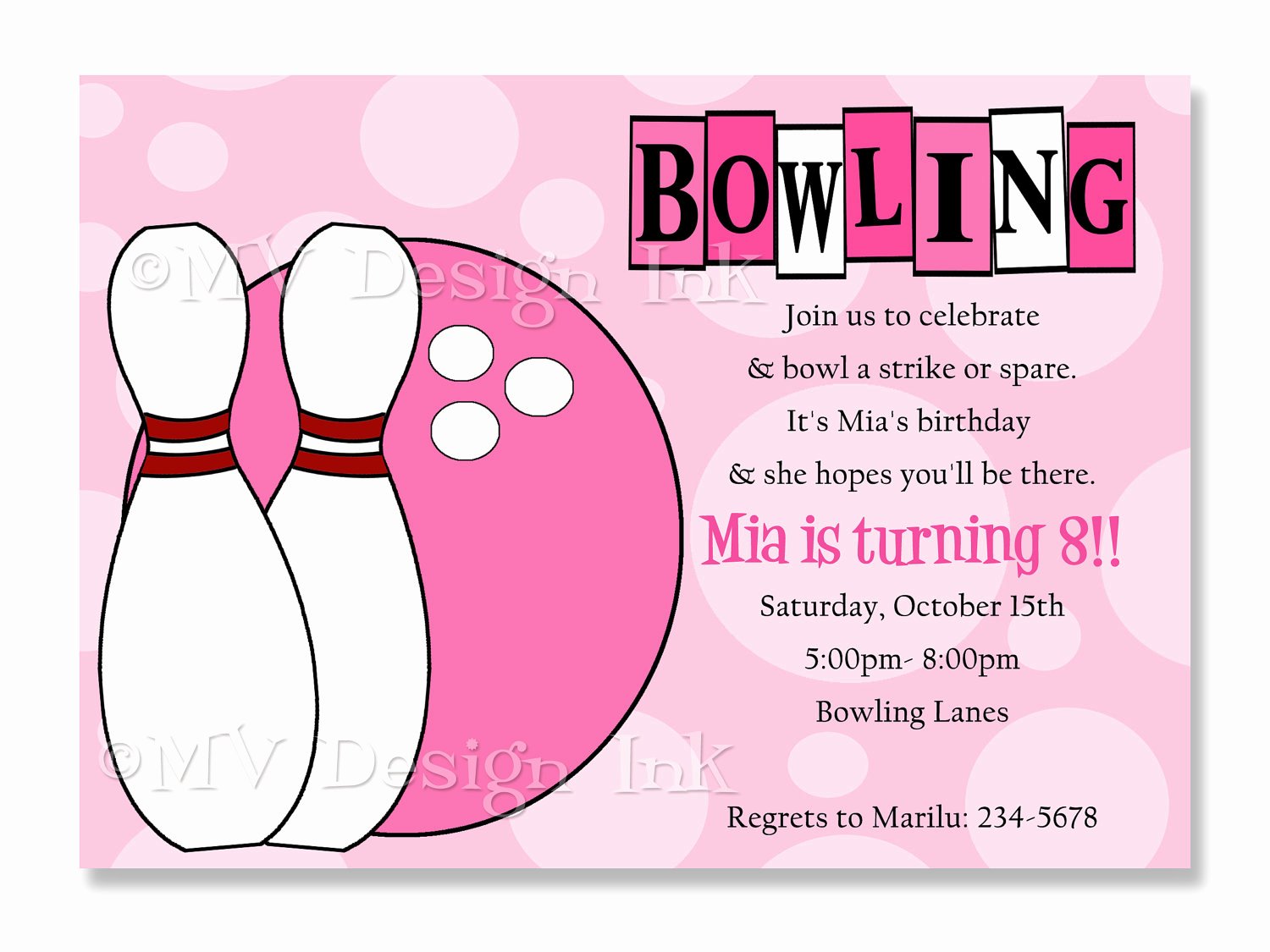 Bowling Party Invitations Templates Ideas Bowling Party