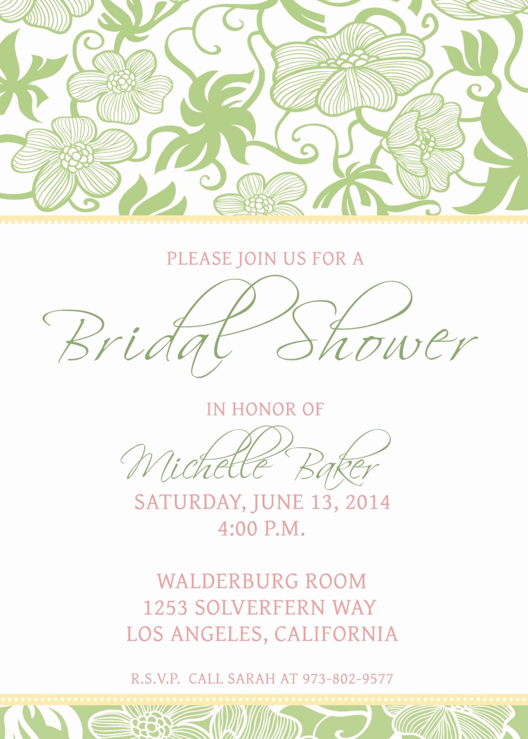 Bridal Shower Invitations Bridal Shower Invitations Free