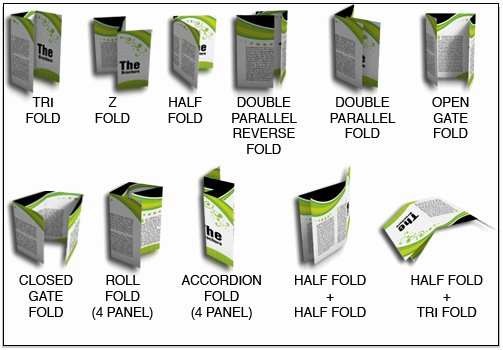 Brochure Folding Templates Brochure Printing Brochure