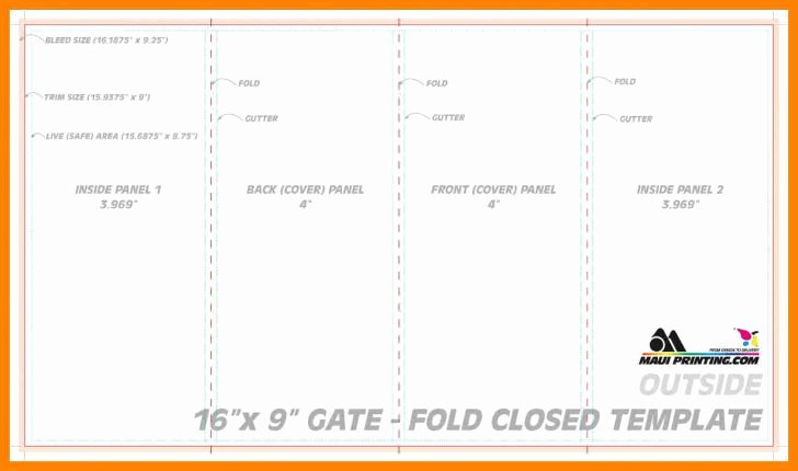 Brochure Gate Fold Brochure Template