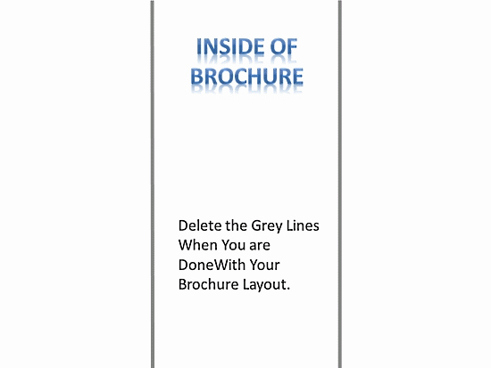Brochure Template for Google Docs Google Doc Brochure