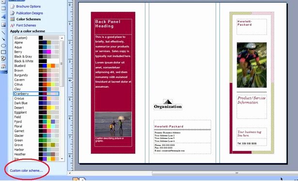 Brochure Templates Microsoft Publisher Csoforumfo