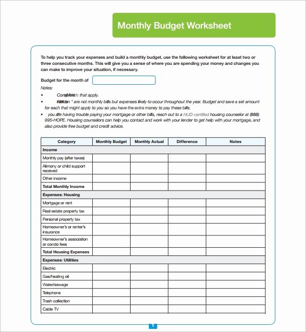 Bud Planner Worksheet Free Download 1000 Ideas About