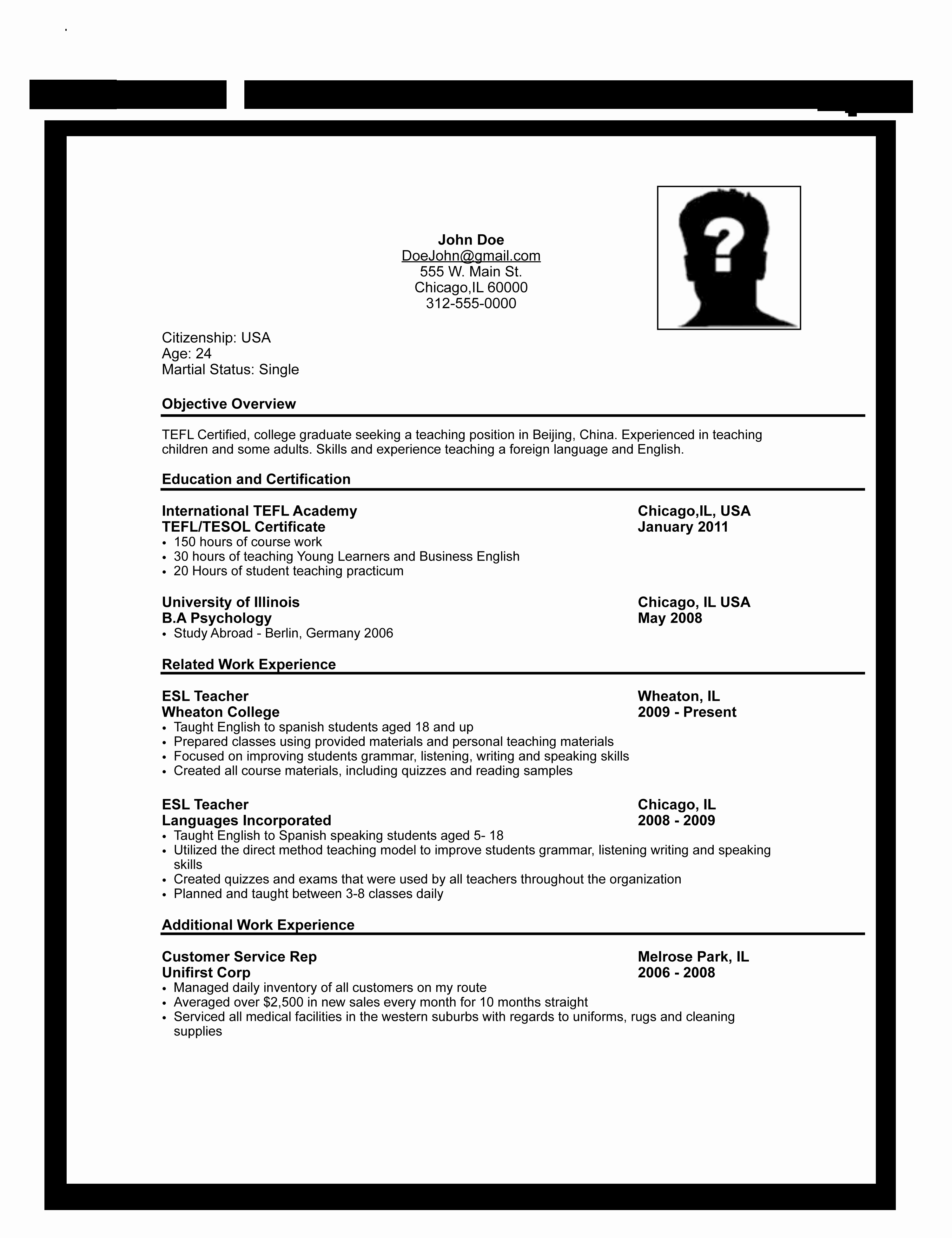 Build Resume Online For Free