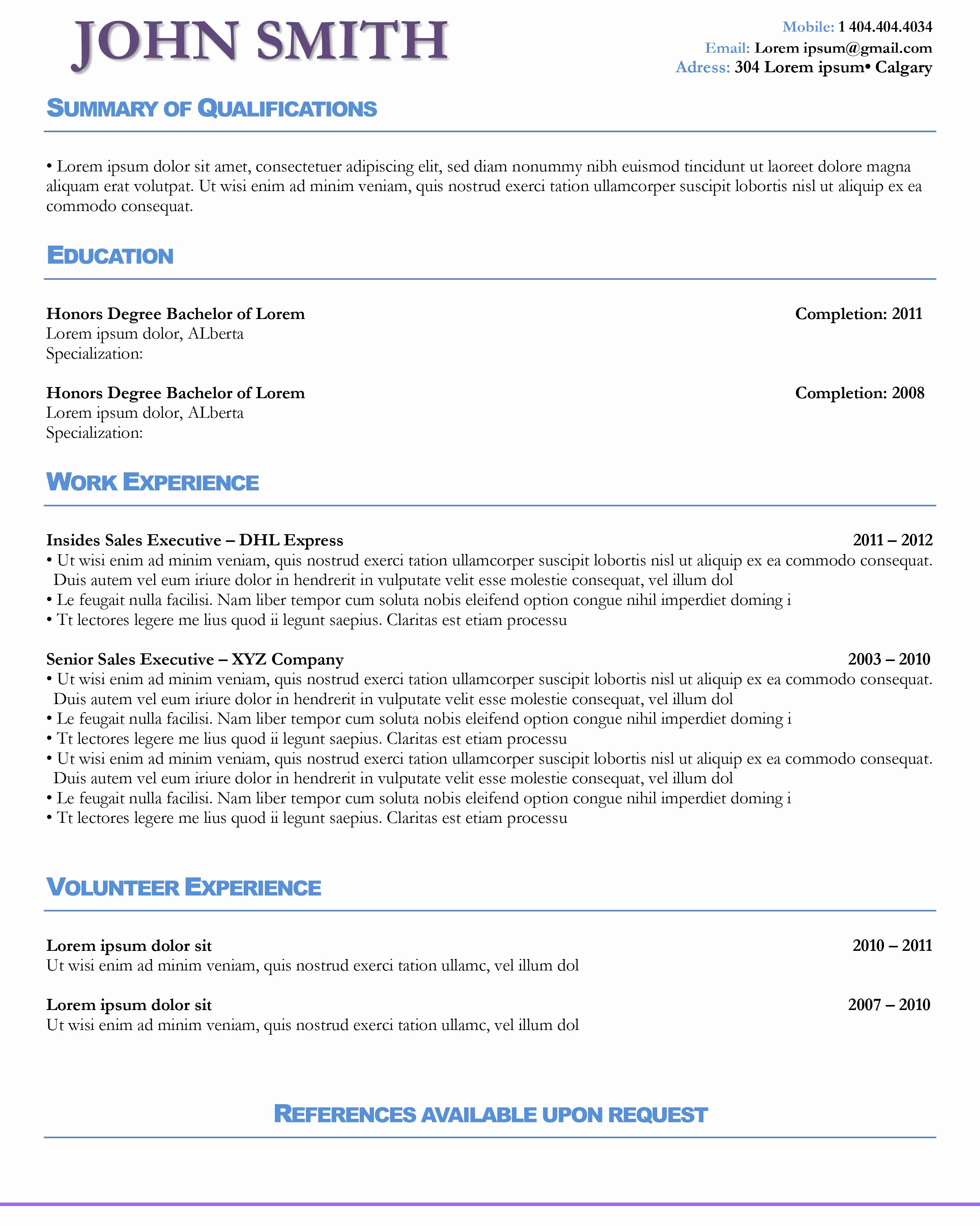Build My Resume for Free