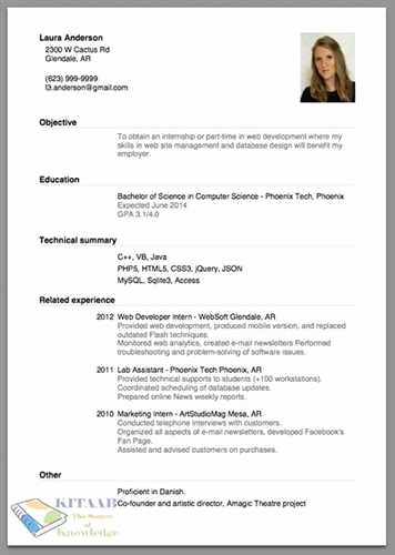 Building A Good Resume