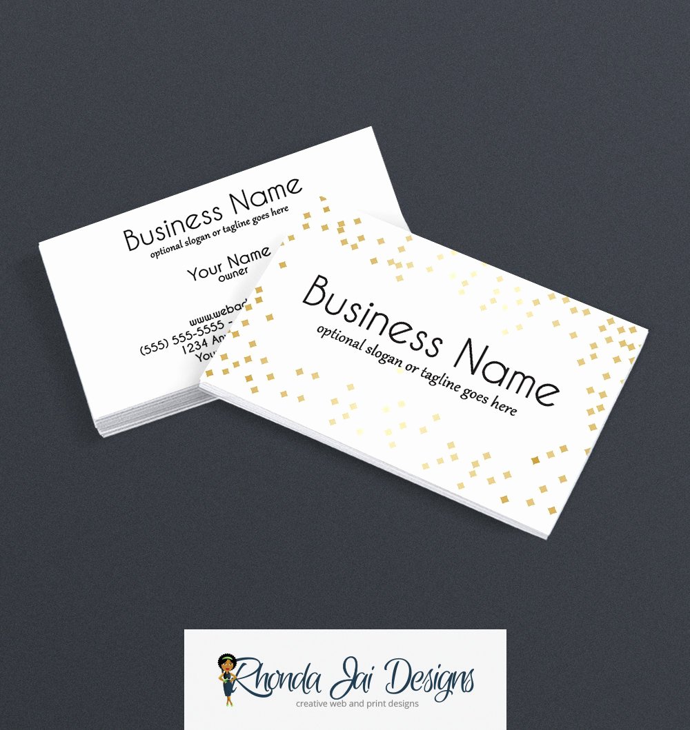 Business Card Designs 2 Sided Printable Business Card Design