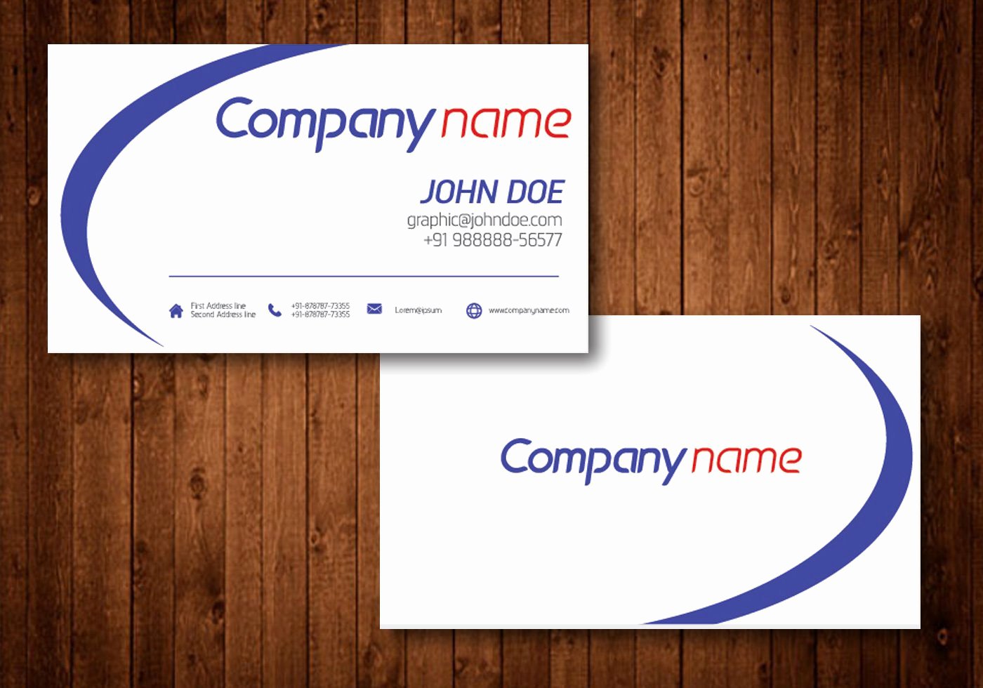Business Card Template Business Card Template Freepik