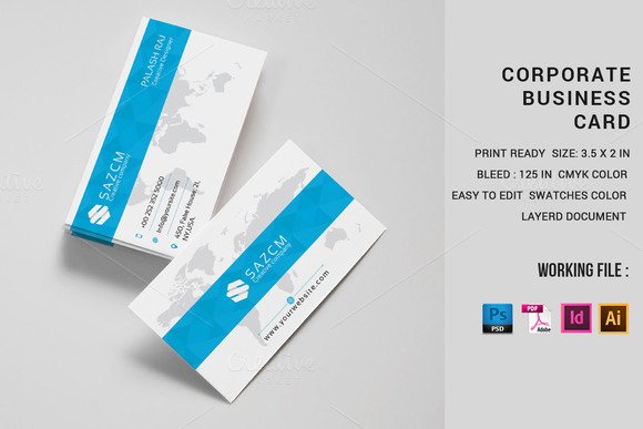Business Card Template Indesign Designtube Creative