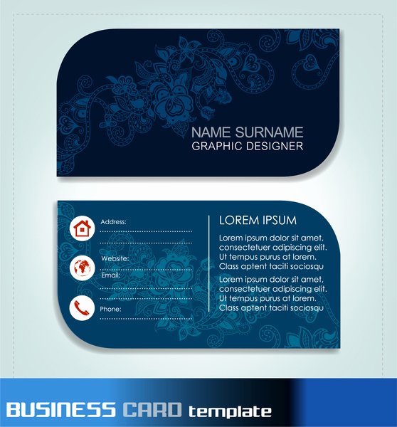 Business Card Templates Free Vector In Adobe Illustrator