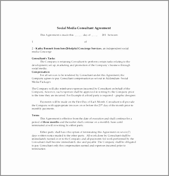 Business Consulting Agreement Best Resumes Simple