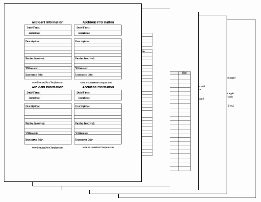 Business form Templates Collection Template
