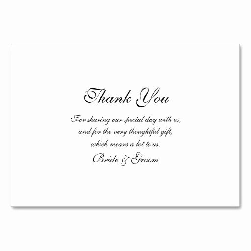 business ideas wedding thank you cards template simple creatin wording rectangular shape
