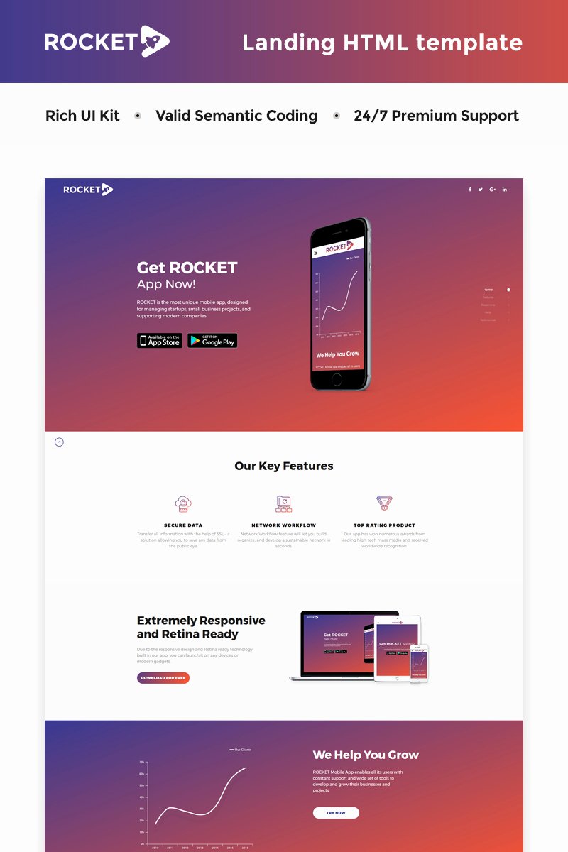Business Landing Page HTML5 Template