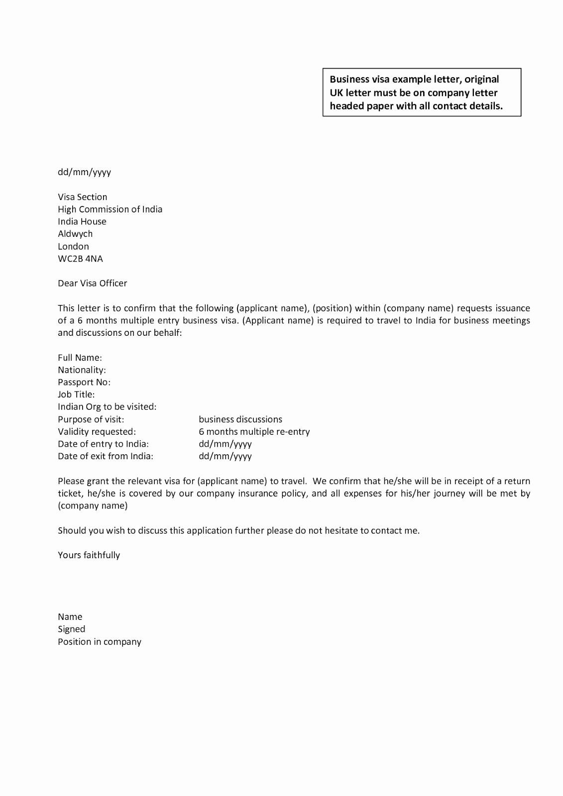 Business Letter format Uk Document Blogs