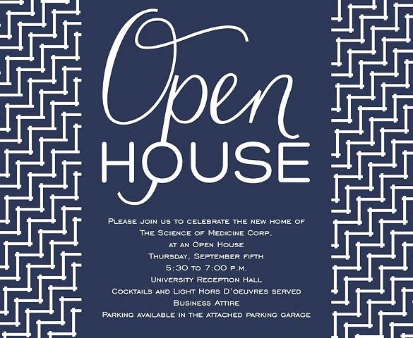 Business Open House Invitation Open House Invitation