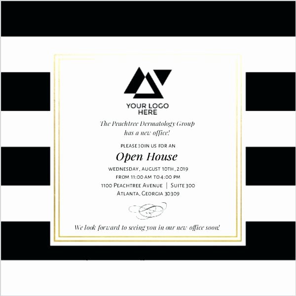 business open house invitation wording