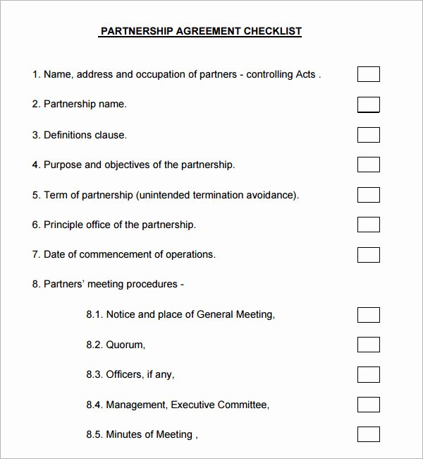 Business Partnership Agreement 9 Download Documents In