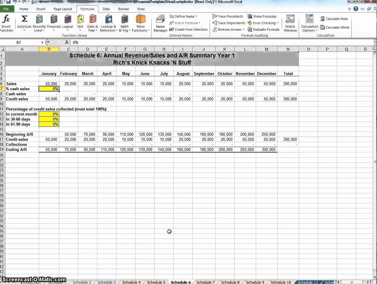 Business Plan Financial Template Spreadsheet Templates for
