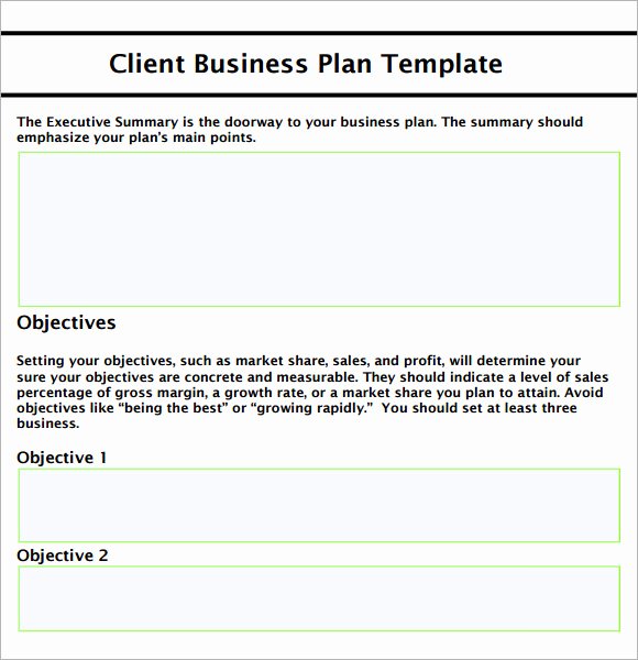 Business Plan Template Pdf